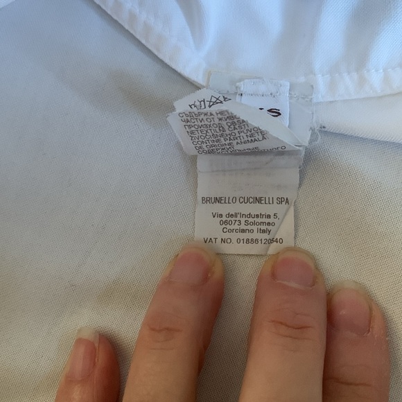 Brunello Cucinelli white button down - Picture 6 of 13